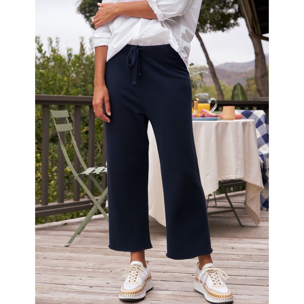 Frank & Eileen Catherine Favorite Sweatpants Women’s LargeBlack Cropped Wide Leg